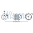 Pulseur d'Air Habitacle Pour Nissan Juke Van 272261KA0A 272261KA0C 272261KA3A