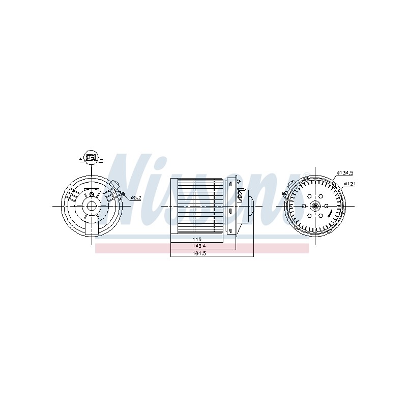 Pulseur d'Air Habitacle Pour Nissan Juke Van 272261KA0A 272261KA0C 272261KA3A