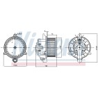 Pulseur d'Air Habitacle Pour Ford Tourneo Transit 1768430 1873522 1934839