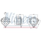 Pulseur d'Air Habitacle Pour Iveco Daily III IV V 42562720 500326617 5801263402