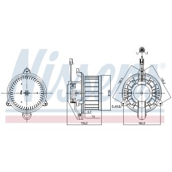 Pulseur d'Air Habitacle Pour MERCEDES CLA Classe A B EQA EQB GLA GLB