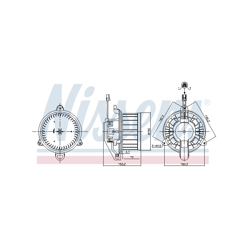 Pulseur d'Air Habitacle Pour MERCEDES CLA Classe A B EQA EQB GLA GLB
