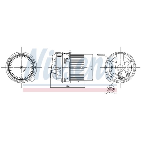 Pulseur d'Air Habitacle Pour Renault Duster Dacia Duster Lodgy