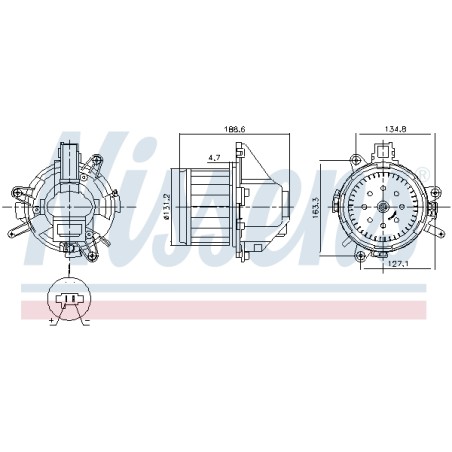 Pulseur d'Air Habitacle Pour Peugeot 3008 Opel Fiat Toyota 1609690180 3549797