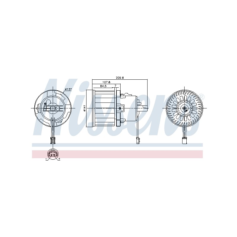 Pulseur d'Air Habitacle Pour Peugeot 308 II 508 1610497180