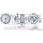 Pulseur d'Air Habitacle Pour Alfa Romeo Giulietta -