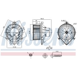 Pulseur d'Air Habitacle Pour Mini Mini 64111497538 67326935371