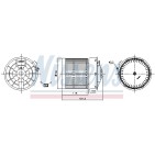 Pulseur d'Air Habitacle Pour Nissan Qashqai II SUV Van 272264EM0A 272264EM3B