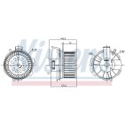 Pulseur d'Air Habitacle Pour Peugeot 206 206+ 307 1007 Citroën C2 C3 I