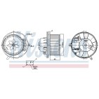 Pulseur d'Air Habitacle Pour VW Audi Seat Skoda 3C1820015L 3C1820015M 3CD820015A