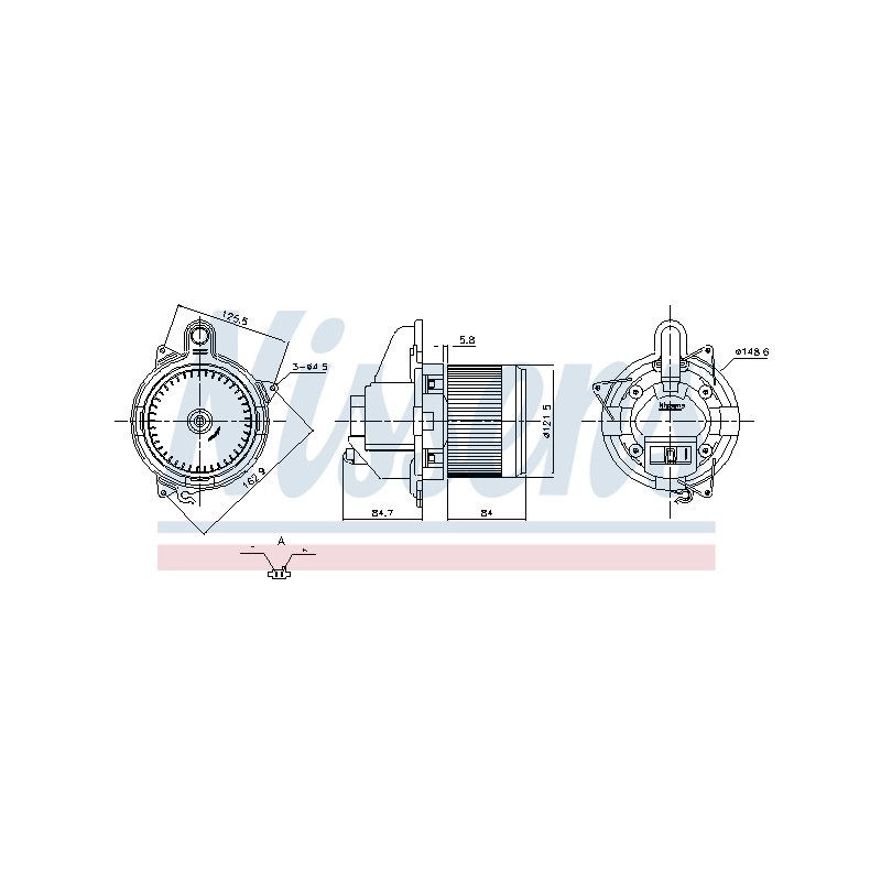 Pulseur d'Air Habitacle Pour Renault Dokker Express Dacia