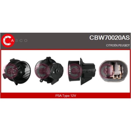 Pulseur d'Air Habitacle Pour Peugeot 307 Citroën C4 I