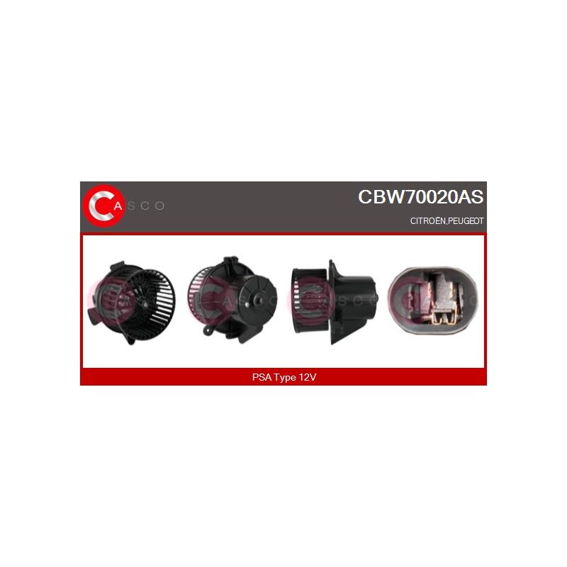 Pulseur d'Air Habitacle Pour Peugeot 307 Citroën C4 I