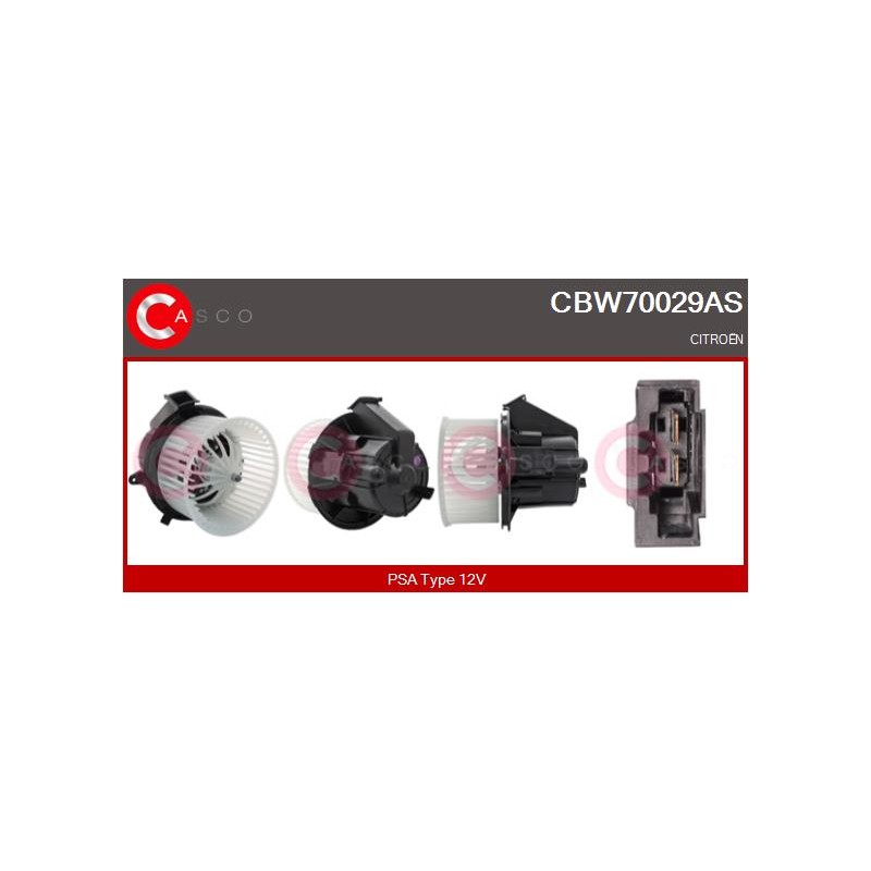 Pulseur d'Air Habitacle Pour Citroën C3 II DS3