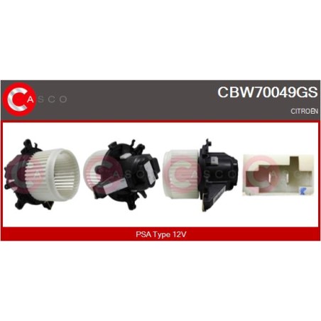 Pulseur d'Air Habitacle Pour Citroën C4 Picasso II