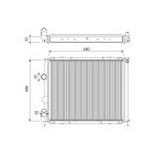 Radiateur Refroidissement Moteur Pour Renault Clio II Kangoo 7700430143