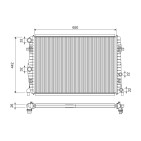 Radiateur Refroidissement Moteur Pour Peugeot Opel Fiat Citroën 1637131880
