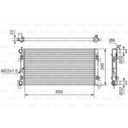Radiateur Refroidissement Moteur Pour VW Audi Seat Skoda 6R0121253 6R0121253A