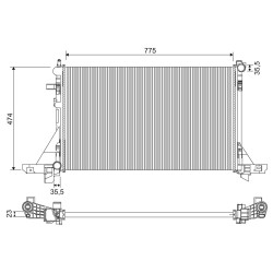 Radiateur Refroidissement Moteur Pour Renault Opel Nissan Vauxhall 214108535R