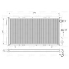 Radiateur Refroidissement Moteur Pour Renault 21 Espace I 7700764838 7700785734