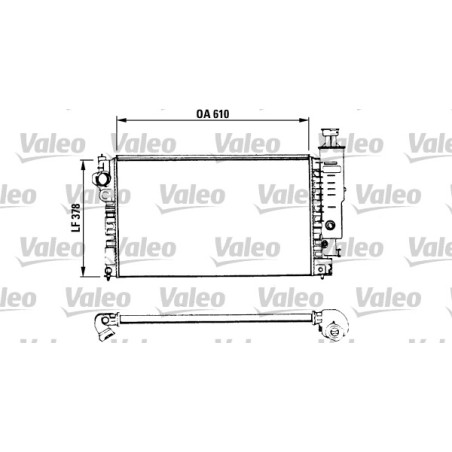 Radiateur Refroidissement Moteur Pour Peugeot 405 II 1301-ZY 1301F0 1301G3