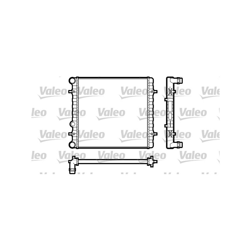 Radiateur Refroidissement Moteur Pour VW Audi Seat Skoda 1J0121253AD 1J0121253AF