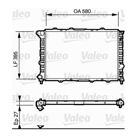 Radiateur Refroidissement Moteur Pour Alfa Romeo 156