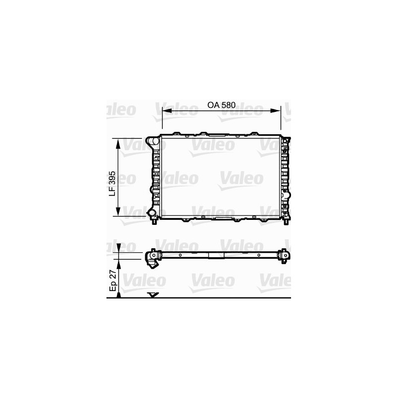 Radiateur Refroidissement Moteur Pour Alfa Romeo 156
