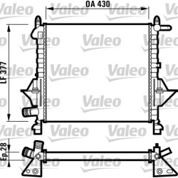 Radiateur Refroidissement Moteur Pour Renault Twingo I 7701045212 7701352580