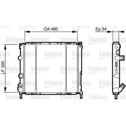 Radiateur Refroidissement Moteur Pour Renault Clio II Kangoo Thalia I 7700417175