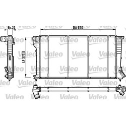 Radiateur Refroidissement Moteur Pour Peugeot 306 Partner Citroën Berlingo