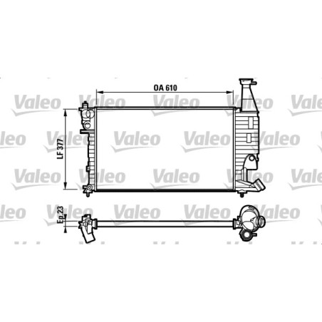 Radiateur Refroidissement Moteur Pour Peugeot Partner Citroën Berlingo 1331AQ