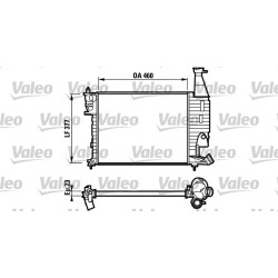 Radiateur Refroidissement Moteur Pour Peugeot Partner Citroën Berlingo 1331-CP