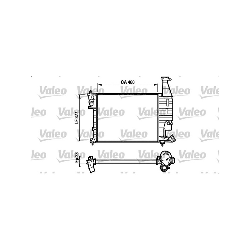 Radiateur Refroidissement Moteur Pour Peugeot Partner Citroën Berlingo 1331-CP
