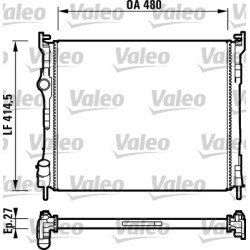 Radiateur Refroidissement Moteur Pour Renault Clio II Thalia I 7700436916