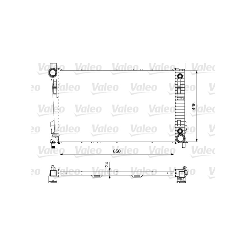 Radiateur Refroidissement Moteur Pour MERCEDES Classe C CLC T-Model CLK SLK