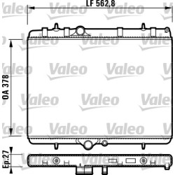 Radiateur Refroidissement Moteur Pour Peugeot 307 Citroën C4 I Xsara