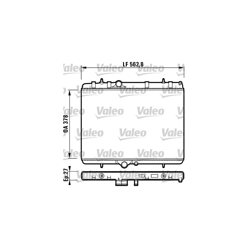Radiateur Refroidissement Moteur Pour Peugeot 307 Citroën C4 I Xsara