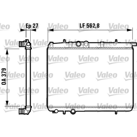Radiateur Refroidissement Moteur Pour Peugeot 206 206+ 306 133040 133053 133065