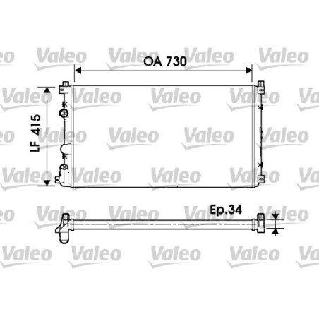 Radiateur Refroidissement Moteur Pour Renault Opel Nissan Vauxhall 7711135809