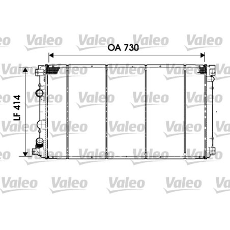Radiateur Refroidissement Moteur Pour Renault Opel Nissan Vauxhall 21400-00QAM
