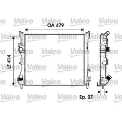 Radiateur Refroidissement Moteur Pour Renault Thalia II 8660003470