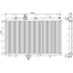 Radiateur Refroidissement Moteur Pour Peugeot Opel Citroën DS 1330-P8 3637005