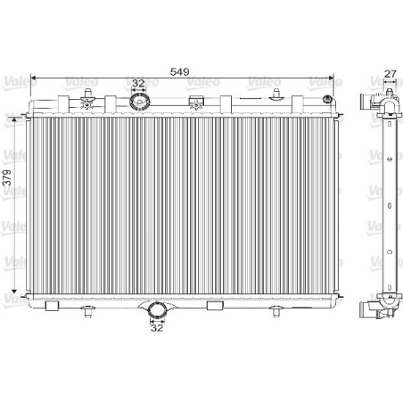 Radiateur Refroidissement Moteur Pour Peugeot Opel Citroën DS 1330-P8 3637005