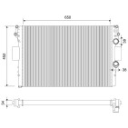 Radiateur Refroidissement Moteur Pour Fiat Marea Iveco Daily III 46810779