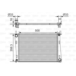 Radiateur Refroidissement Moteur Pour Ford Fiesta V Fusion Mazda 2