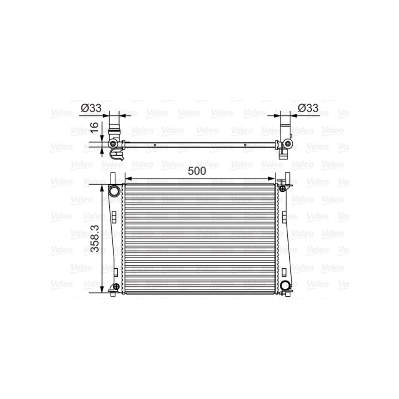 Radiateur Refroidissement Moteur Pour Ford Fiesta V Fusion Mazda 2