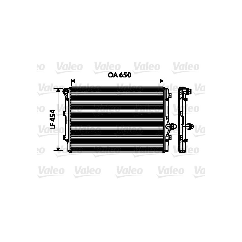 Radiateur Refroidissement Moteur Pour VW Audi Seat Skoda 3C0121253AL 1K0121251AB