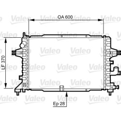 Radiateur Refroidissement Moteur Pour Opel Astra H Zafira B Family Vauxhall