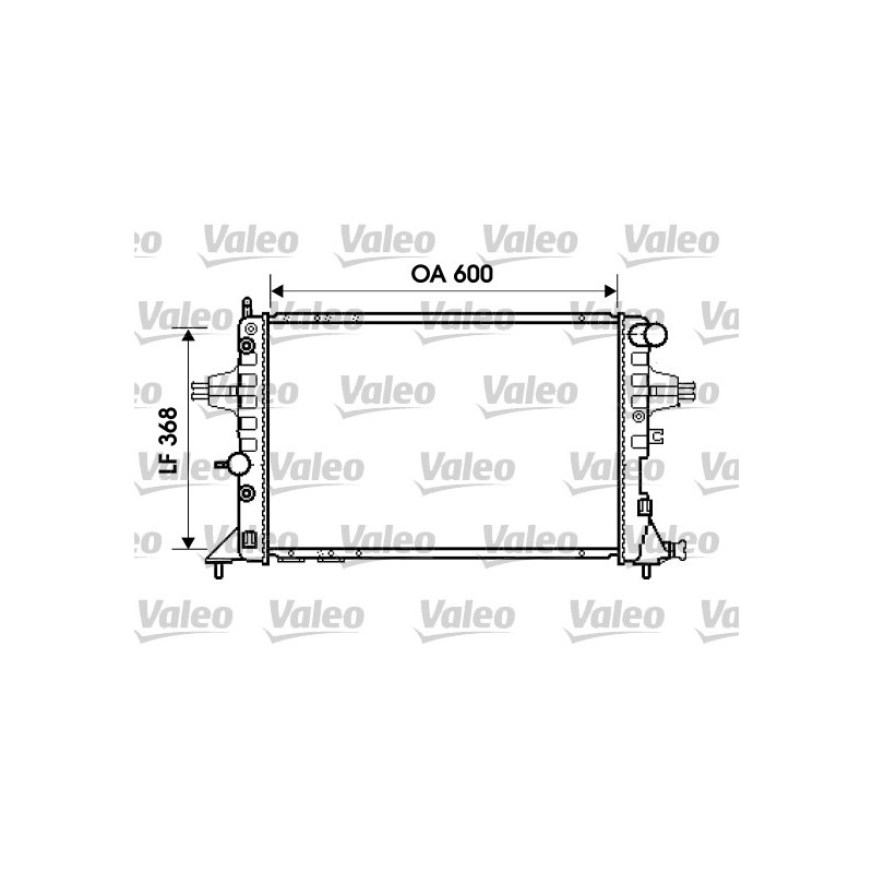 Radiateur Refroidissement Moteur Pour Opel Chevrolet Vauxhall 1300210 93174625